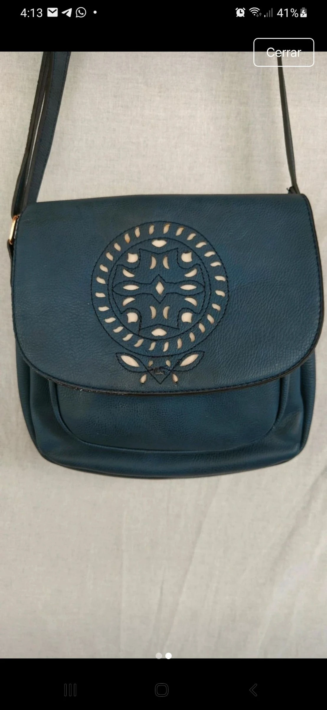 Bolsa de cor azul – photo 2